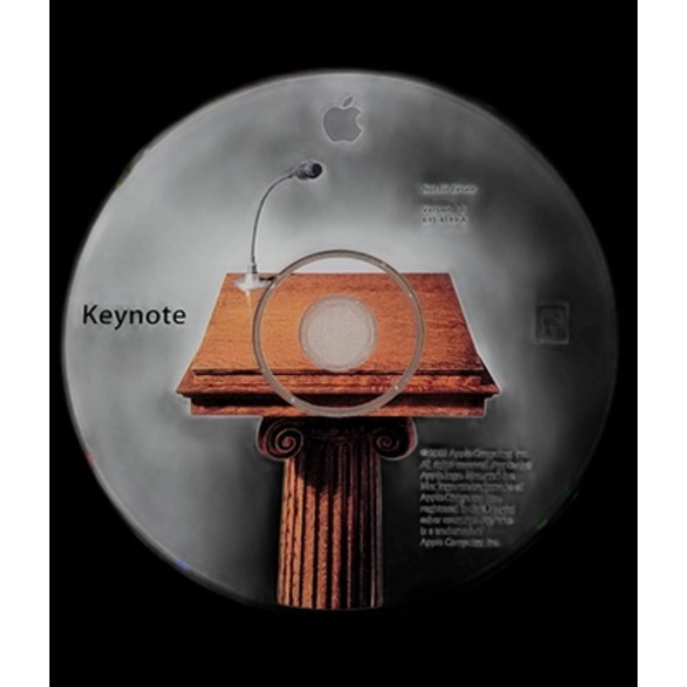 Apple Keynote 1.0 Presentation Software CD-ROM for Mac OS X - Vintage 2003